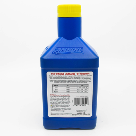 AMSOIL Outboard 100:1 Pre-Mix Fully Synthetic 2-Stroke Oil (1qt)