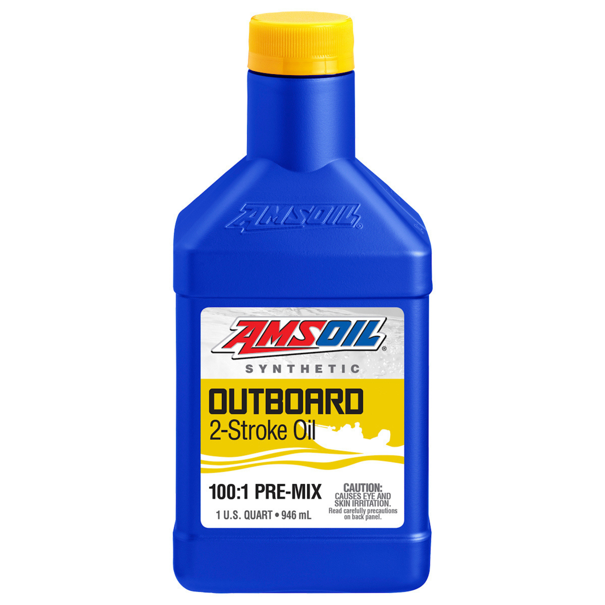 AMSOIL Outboard 100:1 Pre-Mix Fully Synthetic 2-Stroke Oil (1qt)