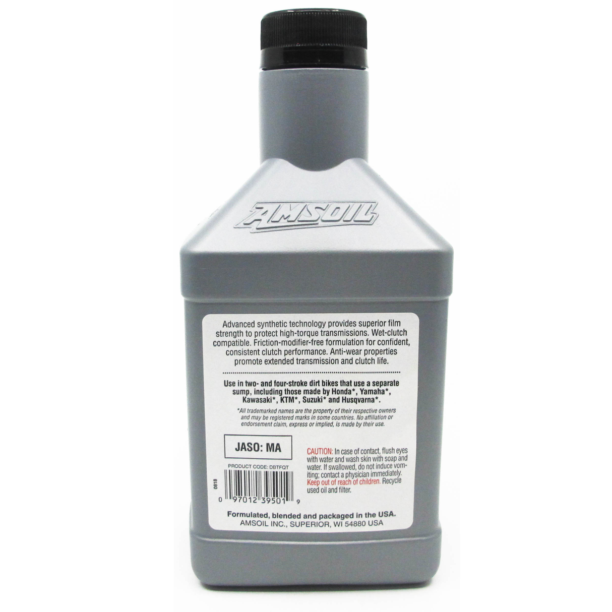 AMSOIL SAE 80 Dirt Bike Transmission Fluid Fully Synthetic (DBTF)