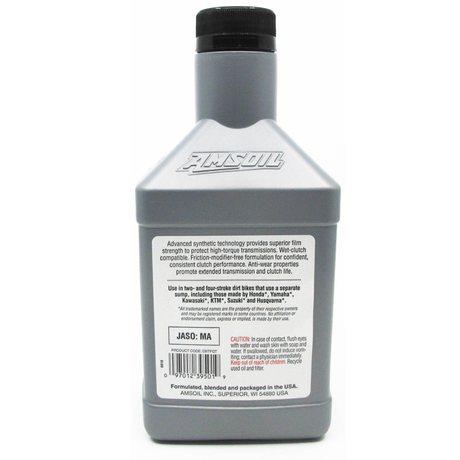 AMSOIL SAE 80 DIRT BIKE TRANSMISSION FLUID FULLY SYNTHETIC (1 QUART)