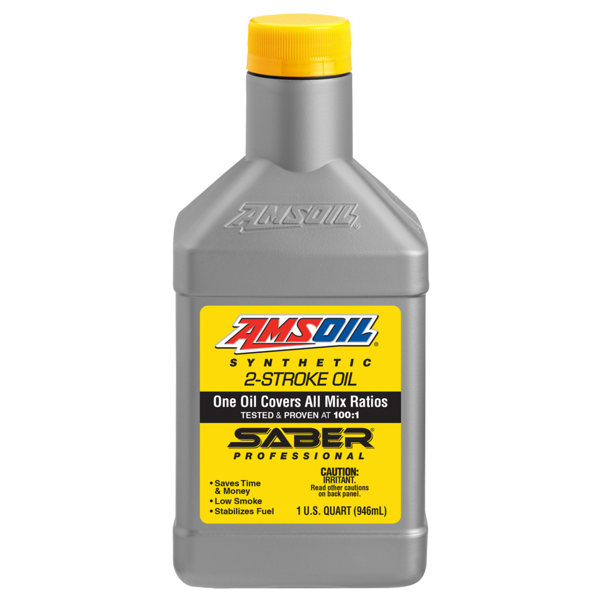 AMSOIL SABER 2 STROKE FULLY SYNTHETIC 100:1 MIX (1 QUART)