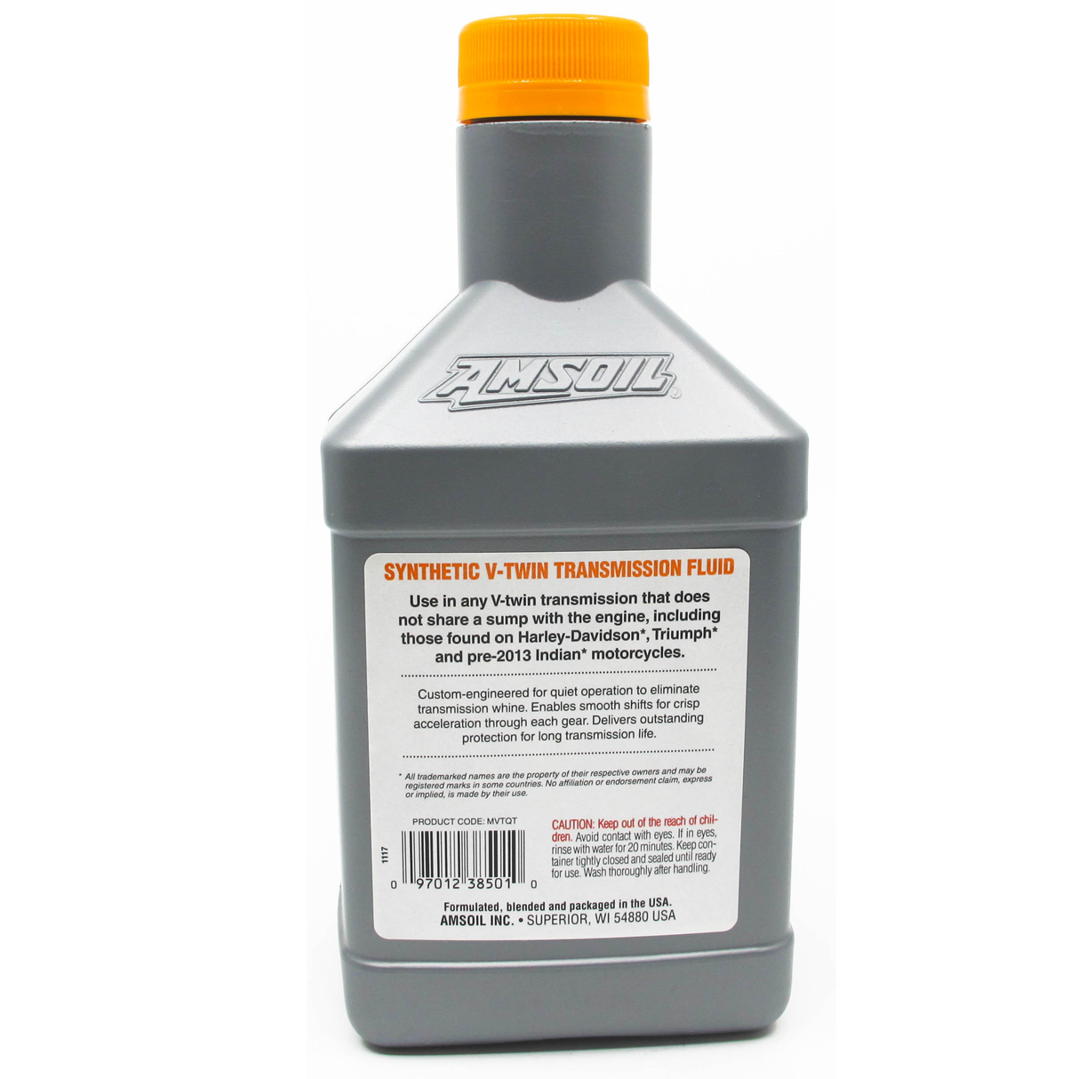 AMSOIL TRANSMISSION FLUID V-TWIN FULLY SYNTHETIC (1 QUART)