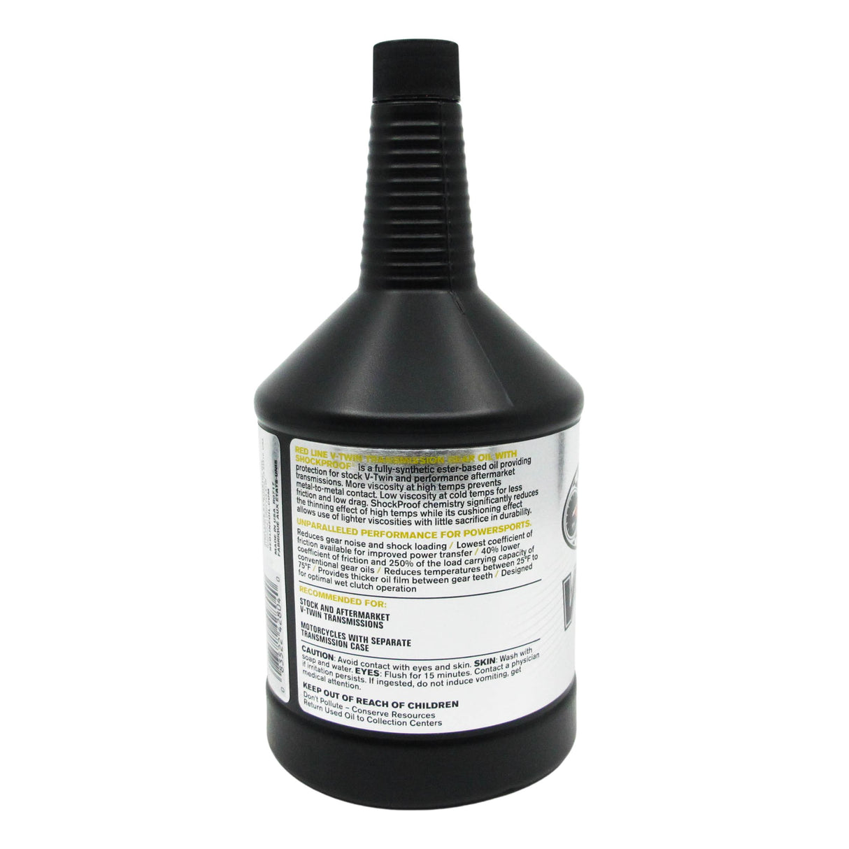 RED LINE V-TWIN TRANSMISSION OIL WITH SHOCKPROOF (1 QUART)