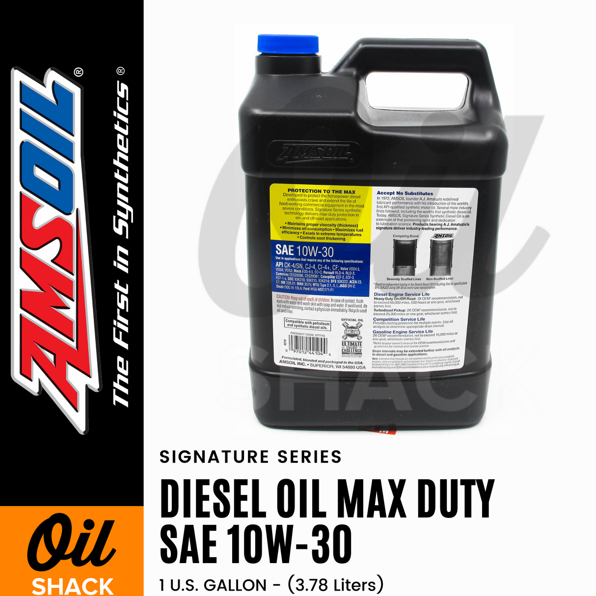 AMSOIL 10W-30 Commercial-Grade Diesel Oil
