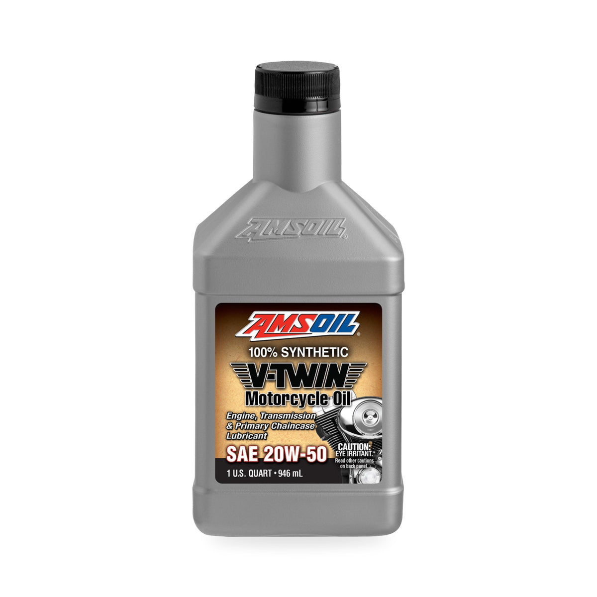 AMSOIL | BOX OF 12 | 20W50 V-TWIN ENGINE OIL FULLY SYNTHETIC (1 QUART)
