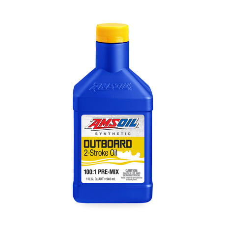 AMSOIL Outboard 100:1 Pre-Mix Fully Synthetic 2-Stroke Oil (1qt)