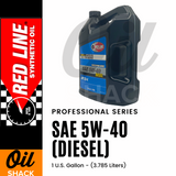 RED LINE PROFESSIONAL SERIES SAE 5W-40 (1 Gallon DIESEL)