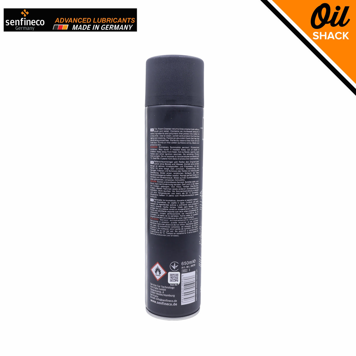 SENFINECO 9979 Tire Shine Foam Cleaner 380ml