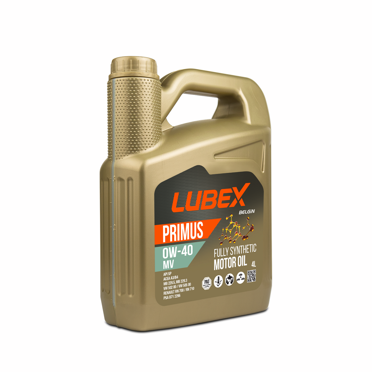 LUBEX | PRIMUS MV 0W-40 | FULLY SYNTHETIC MOTOR OIL