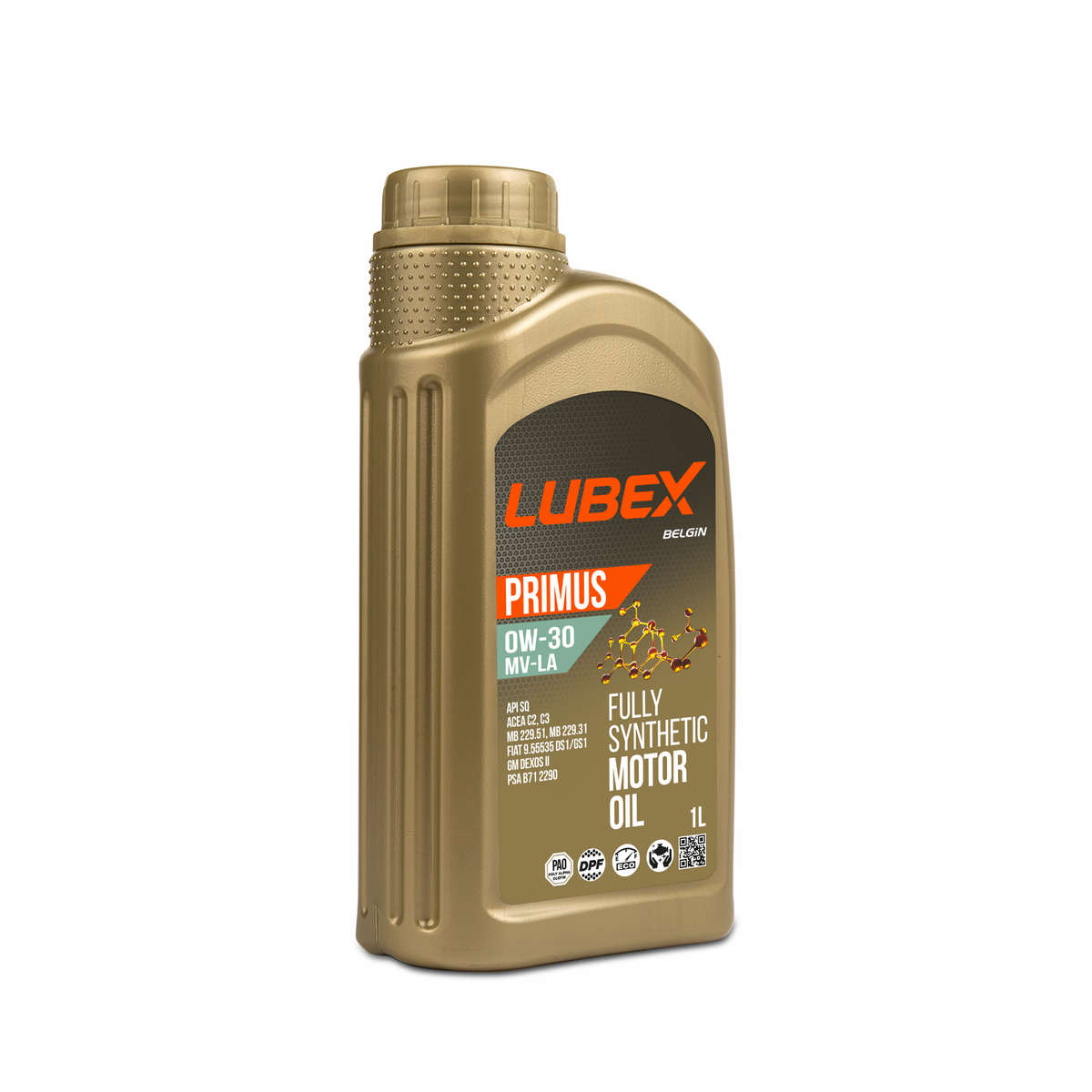 LUBEX | BOX OF 12 | PRIMUS MV-LA 0W-30 (1 LITER)