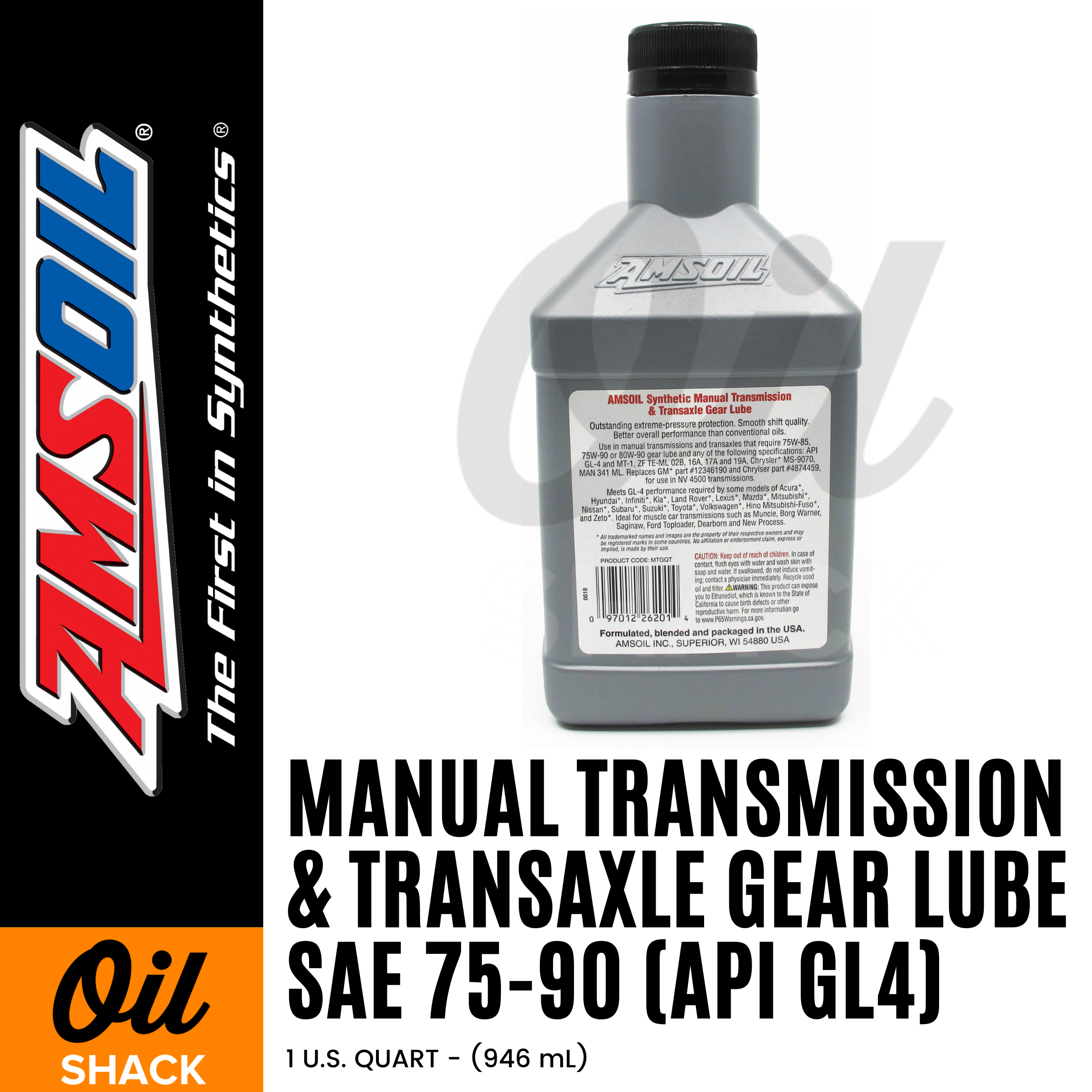ACDelco 10-4006 Synchromesh Manual Transmission Fluid – 3-Quart Package