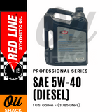 RED LINE PROFESSIONAL SERIES SAE 5W-40 (1 Gallon DIESEL)
