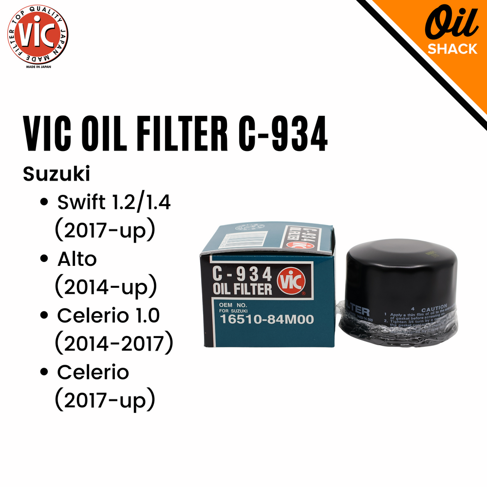 VIC OIL FILTER C-934 – Oil Shack