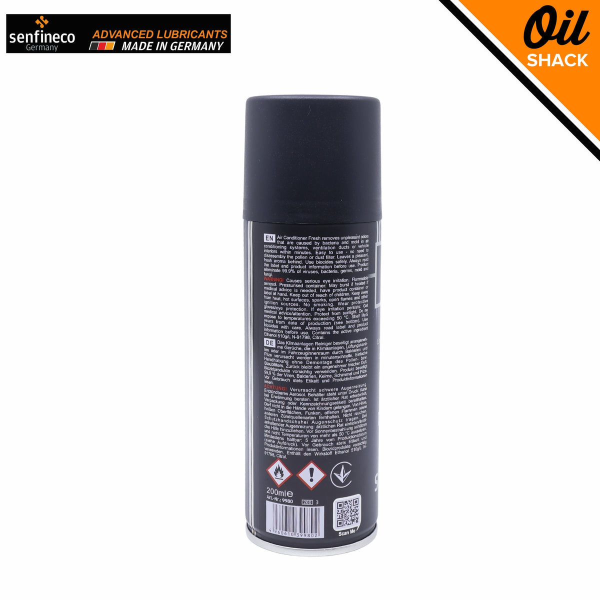 SENFINECO  9980 Air Conditioner Fresh and Clean 200ml