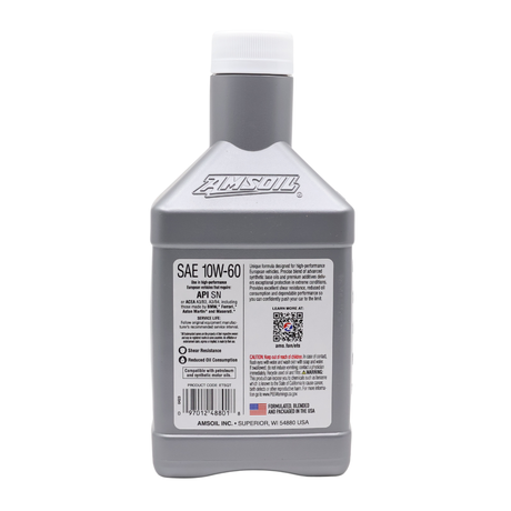 AMSOIL 10W-60 FS European Formula Fully Synthetic Engine Oil (ETS)