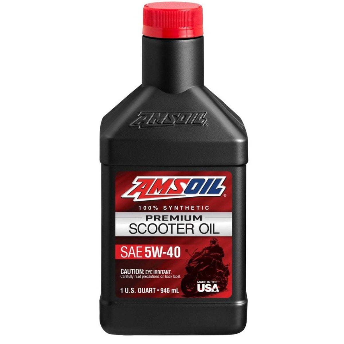 AMSOIL | BOX OF 12 | 5W40 SCOOTER PREMIUM ENGINE OIL FULLY SYNTHETIC (1 QUART)